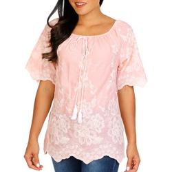 Women's Embroidered Floral Tunic