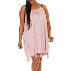 Women's Solid Swimsuit Coverup Dress