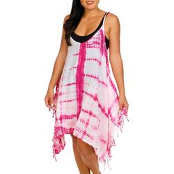 Women's Sleeveless Tie Dye Swim Coverup Dress