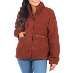 Women's Solid Sherpa Jacket