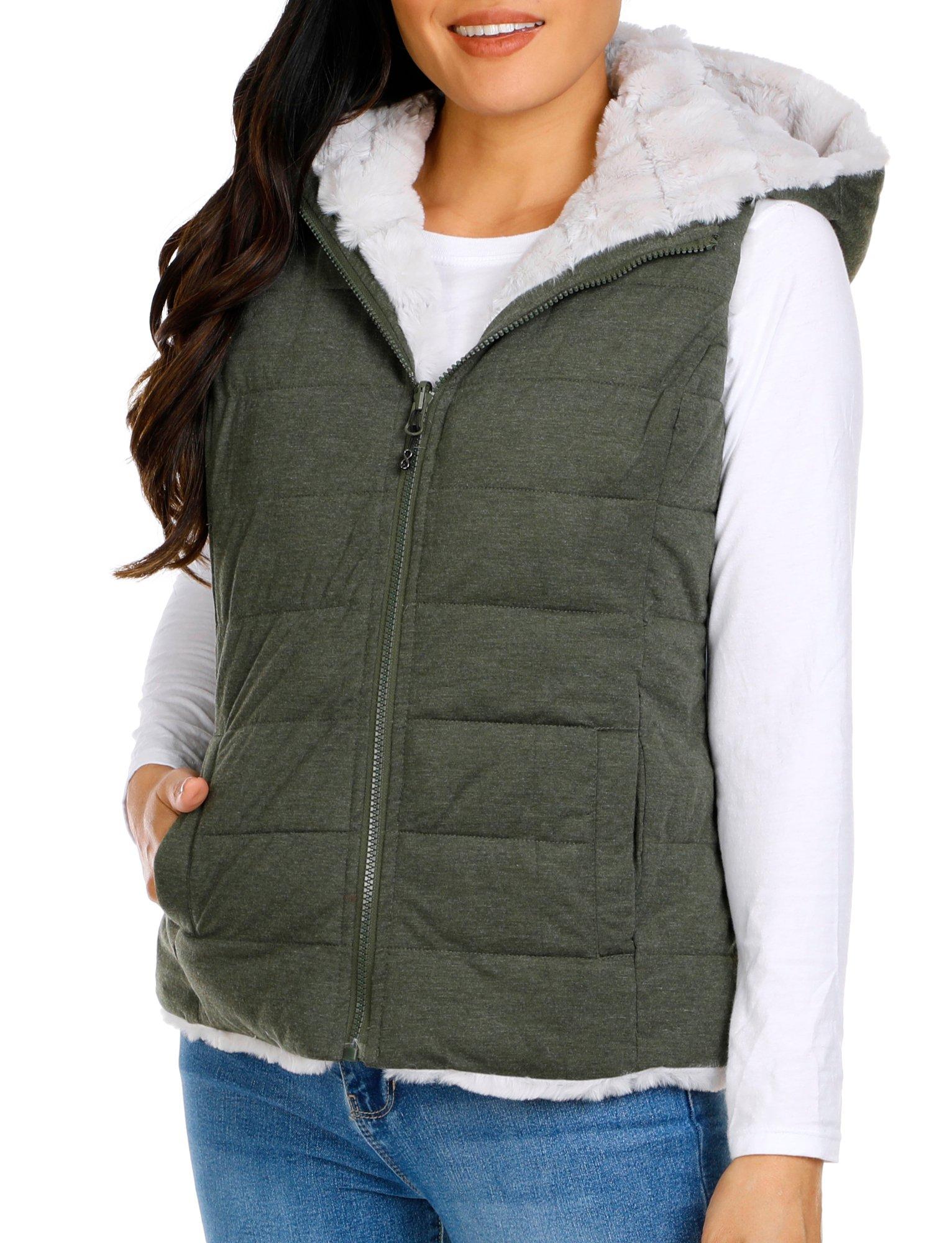 Women's Solid Quilted Vest