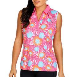 Women's Active Sleeveless Floral Top