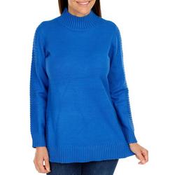 Women's Solid Knit Sweater - Blue