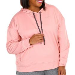 Women's Plus Active Solid Logo Hoodie - Pink