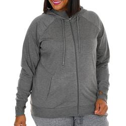 Women's Plus Active Zip Hoodie - Grey