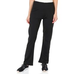 Women's Active Solid Pants - Black
