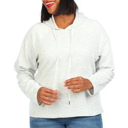 Women's Solid Pullover Hoodie - Grey