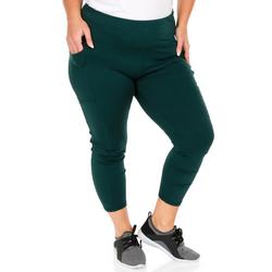 Women's Plus Active Solid Leggings - Green