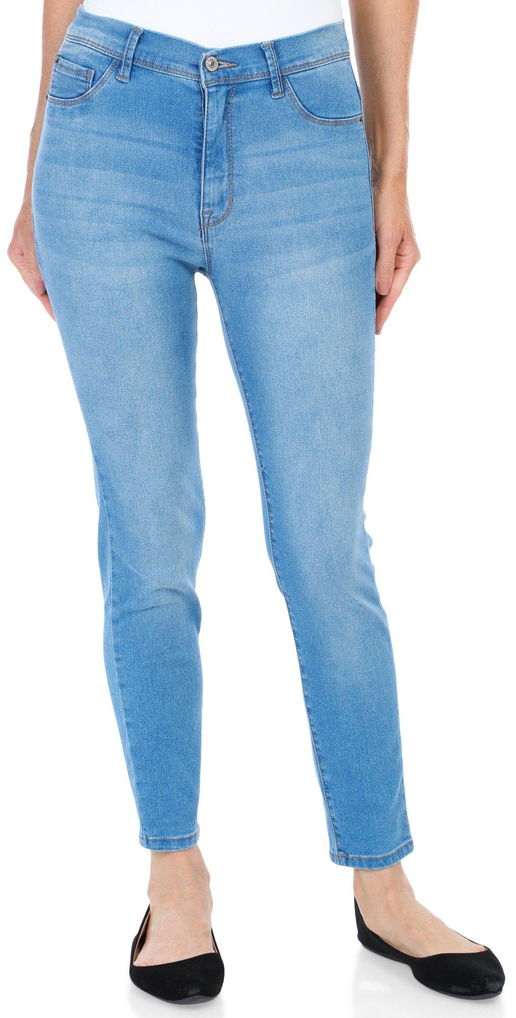 Wax Jeans Womens/Juniors Luscious Basic Bootcut/Straight Stretch Blue/Black  Denim Jeans Pants