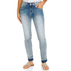 Women's Aztec Embellished Skinny Jeans