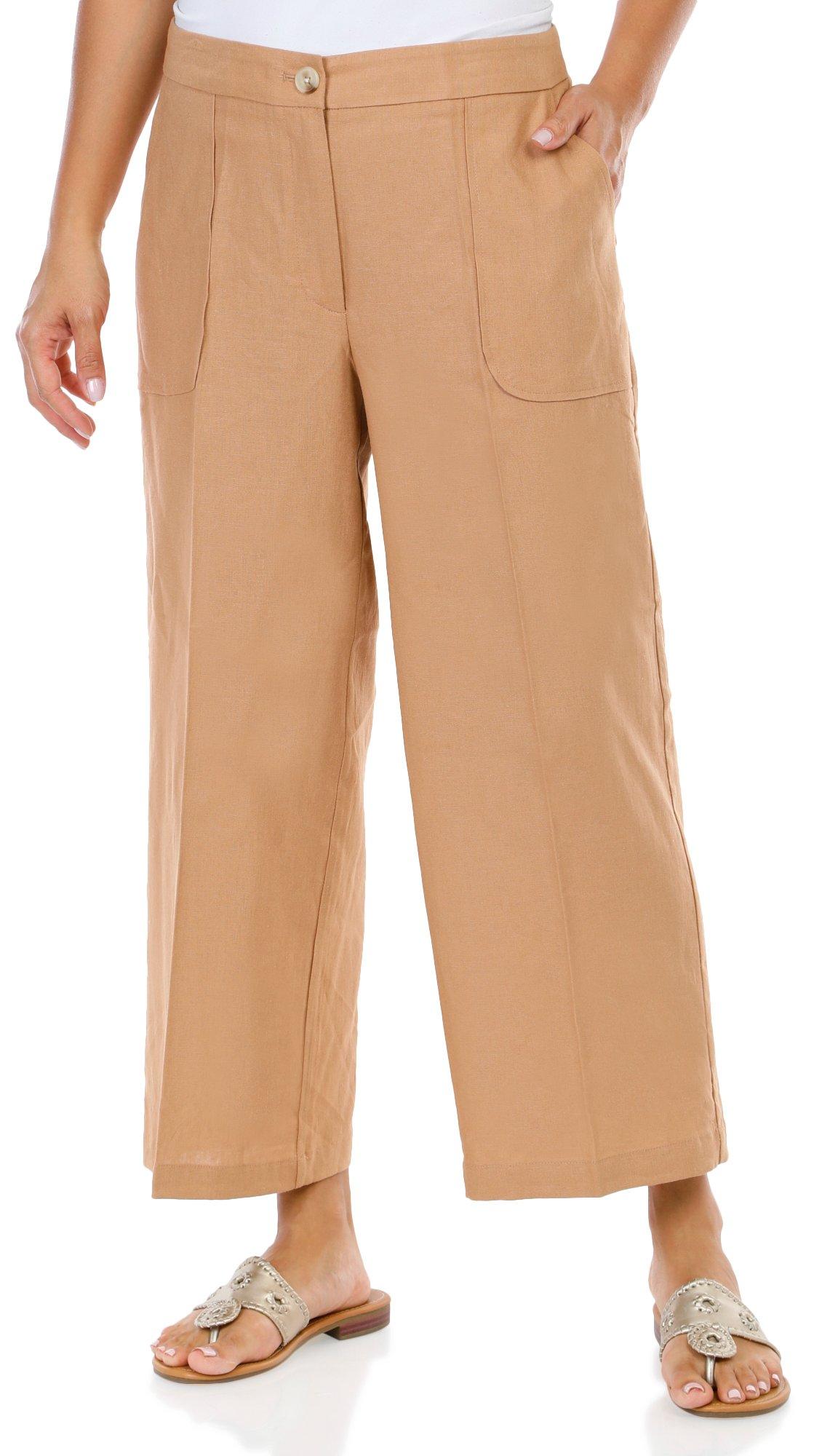 Women's Solid Crop Pants
