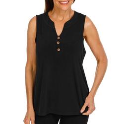 Women's Solid Sleeveless Knit Top