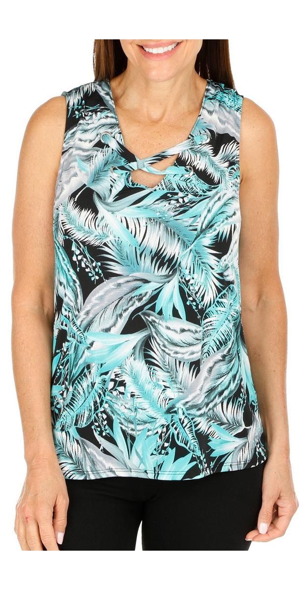 Women's Sleeveless Floral Print Top Multi bealls