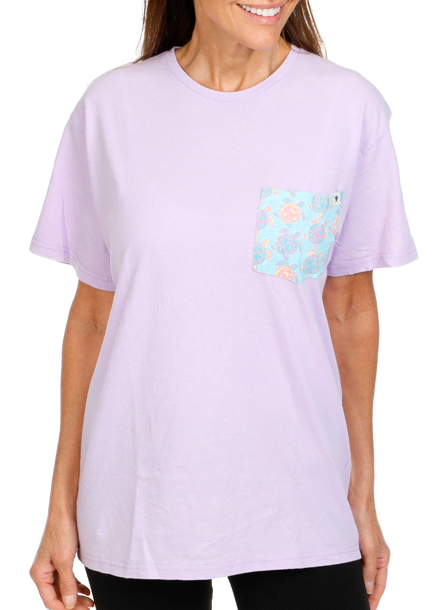 Women's Solid Chest Pocket Tee