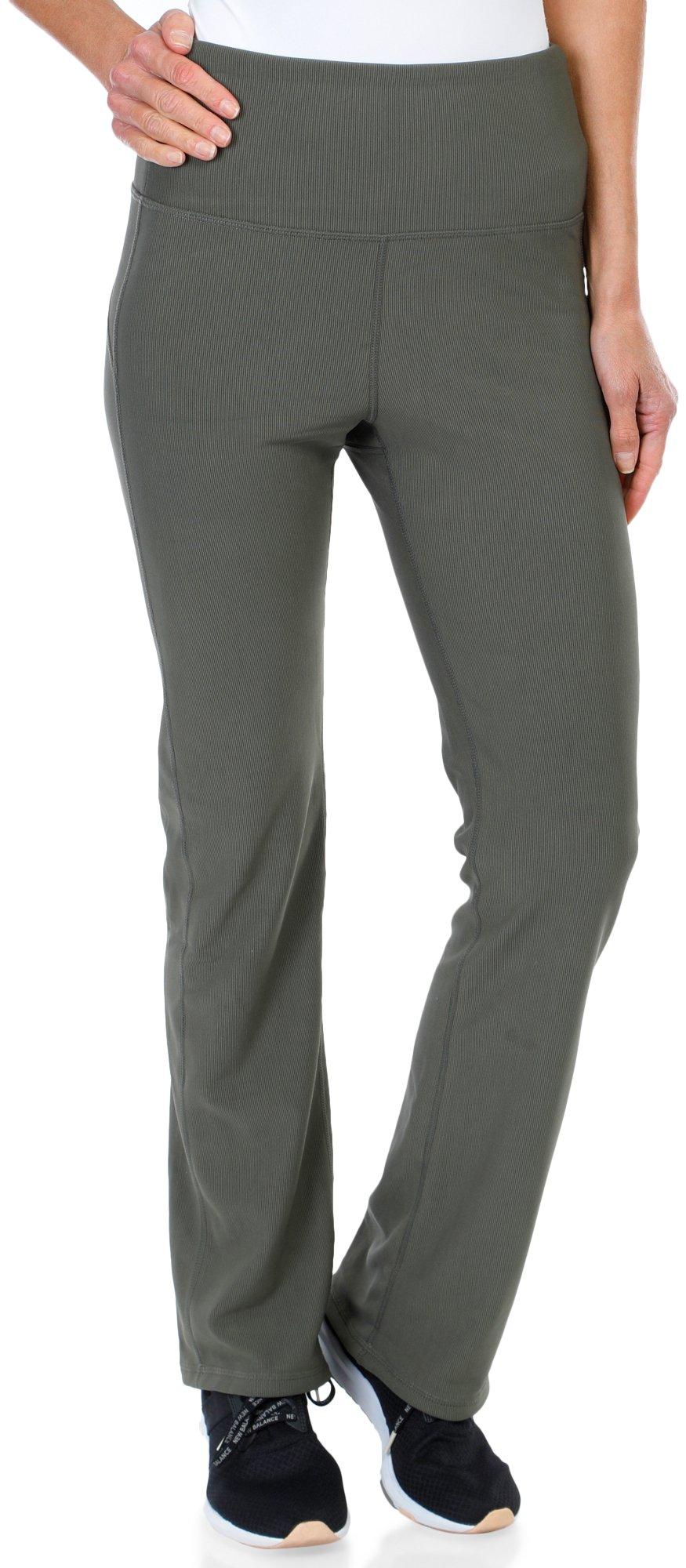 Women's Active Solid Ribbed Pants