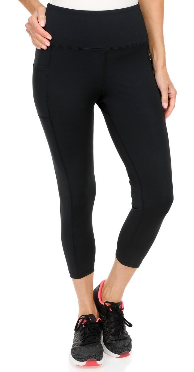 Women's Active Solid Capris - Black | bealls