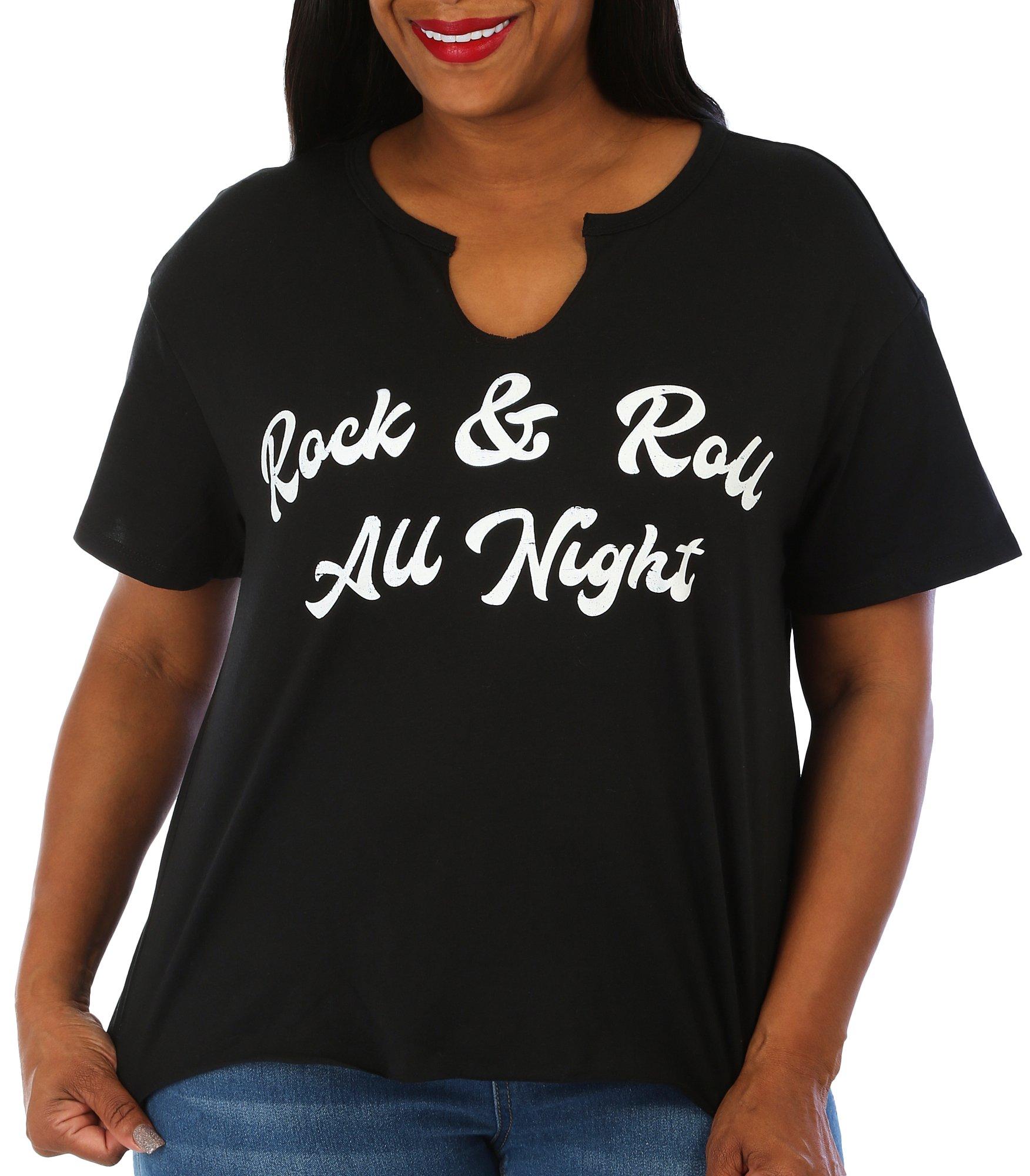 Juniors Plus Rock N Roll Tee