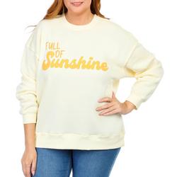 Juniors Plus Full Of Sunshine Sweatshirt