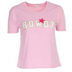 Women's Plus Solid Howdy Tee - Pink
