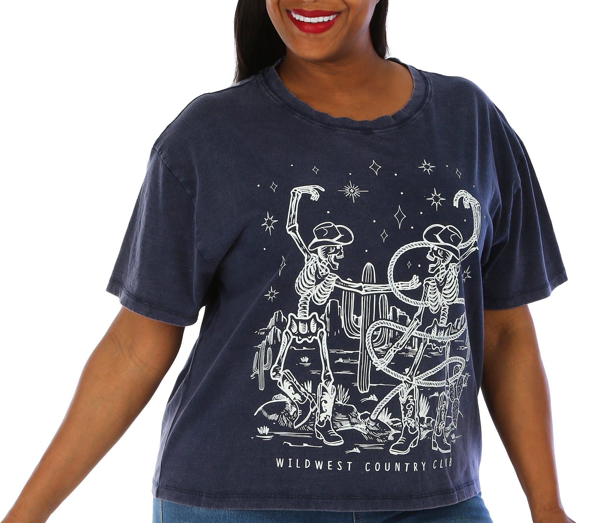 Juniors Plus Wildwest Country Club Graphic Tee
