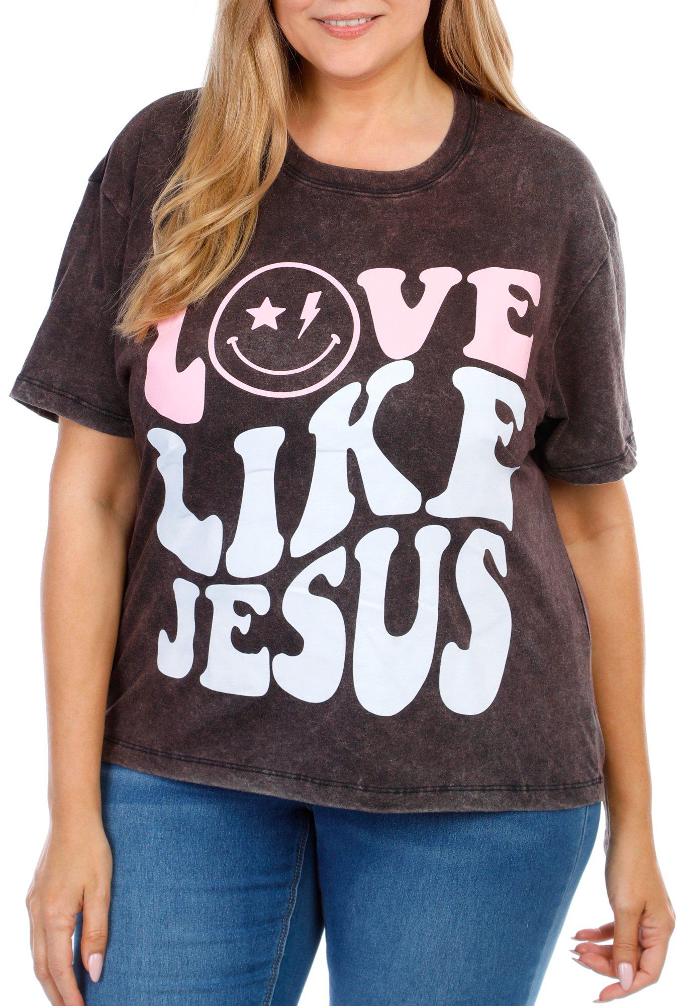 Juniors Plus Love Like Jesus Top