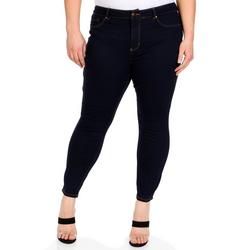 Women's Plus Solid Skinny Jeans