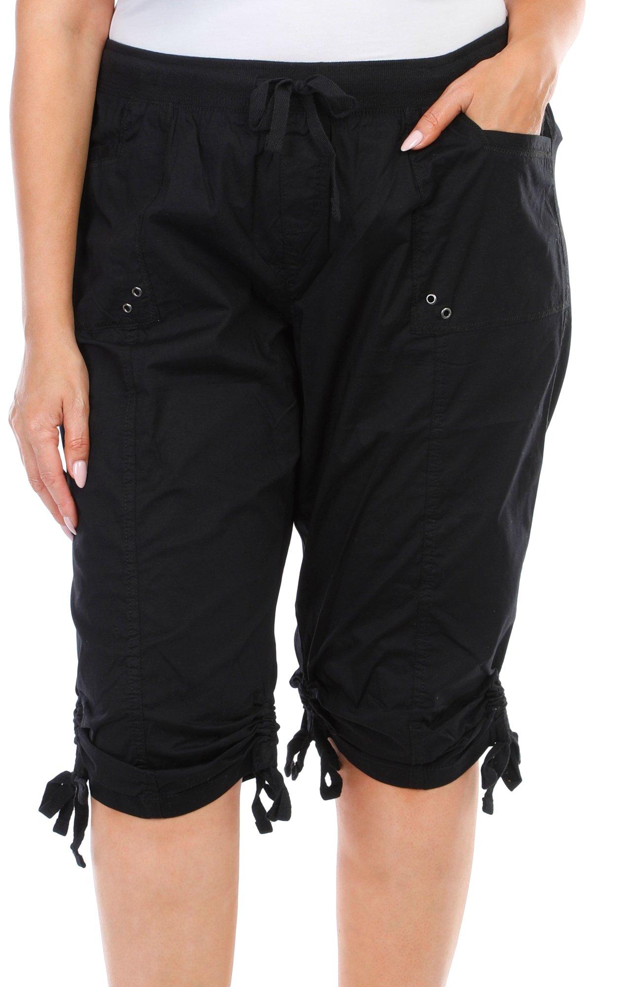 Women's Plus Ruched Shorts