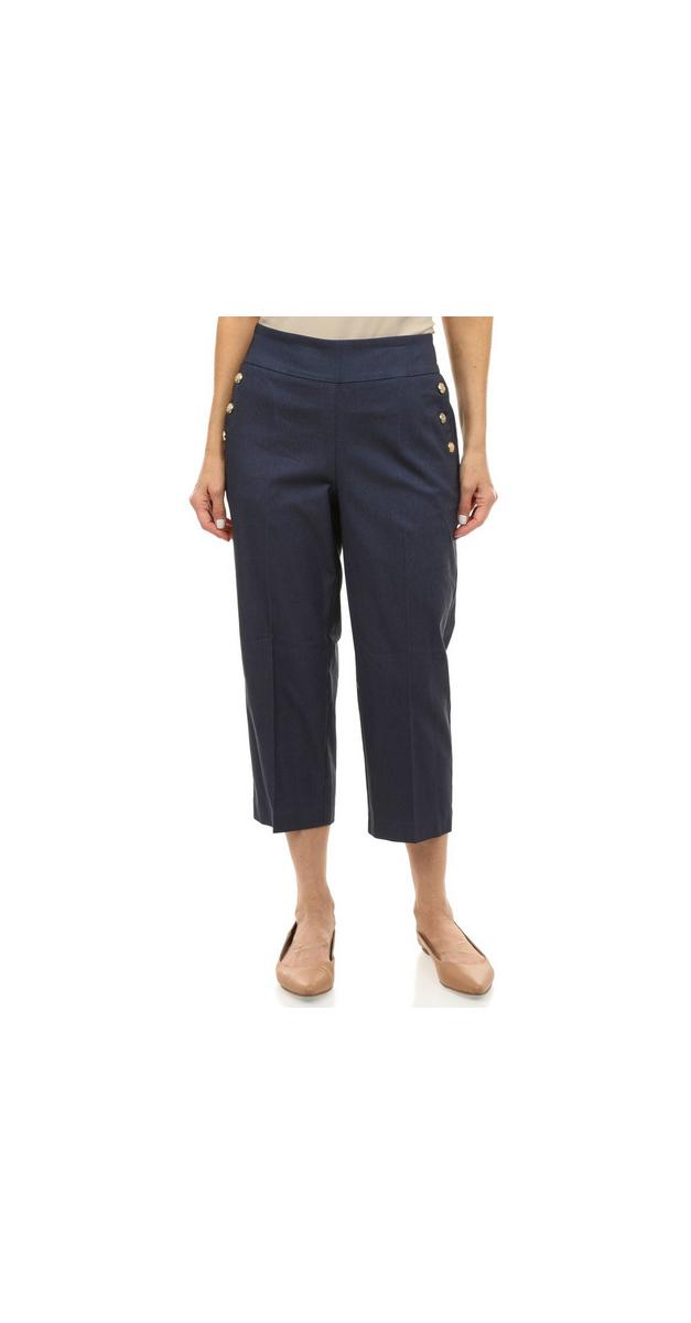 Women's Plus Solid Capris - Navy | bealls