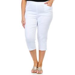 Women's Plus Solid Pull-On Pants