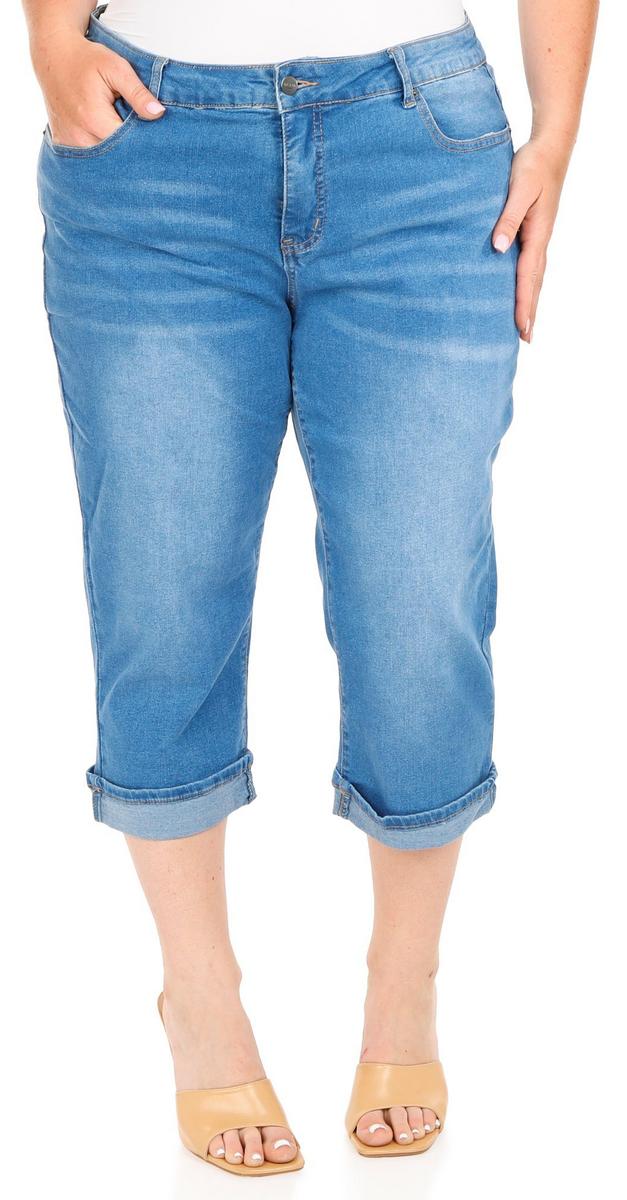 Women's Plus Denim Capris - Light Wash | bealls