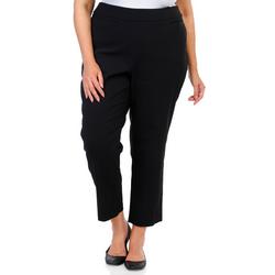 Women's Plus Solid Pull On Pants