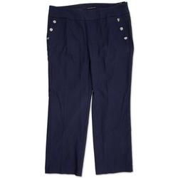 Women's Plus Solid Pull On Pants