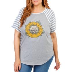 Women's Plus Sunflower Graphic Tee