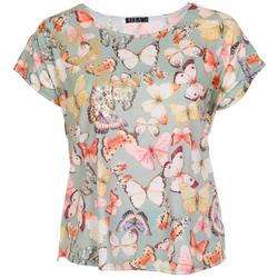 Women's Plus Butterfly Graphic Top