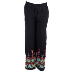 Women's Plus Embroidered Pants