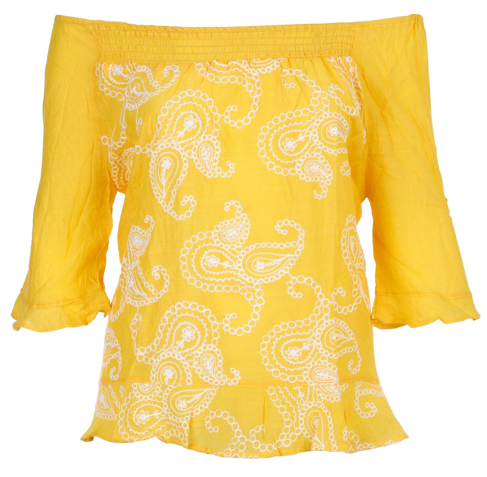 Women's Plus Embroidered Blouse