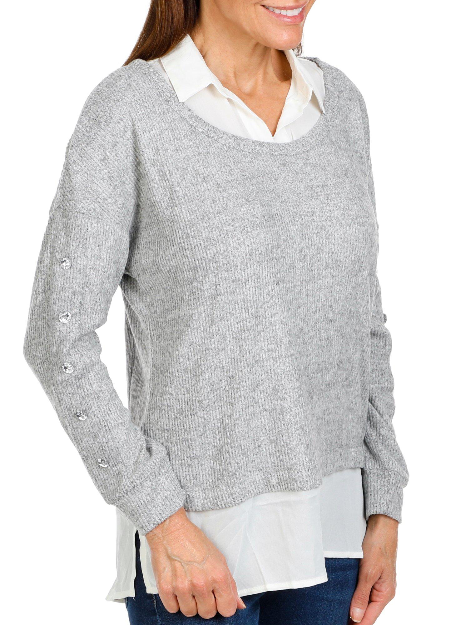 Women's Heathered Long Sleeve Top