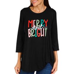 Women's Merry and Bright Holiday Top