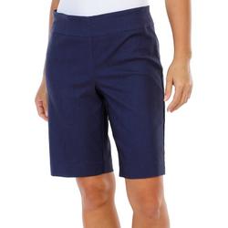 Women's Petite Solid Skimmer Shorts