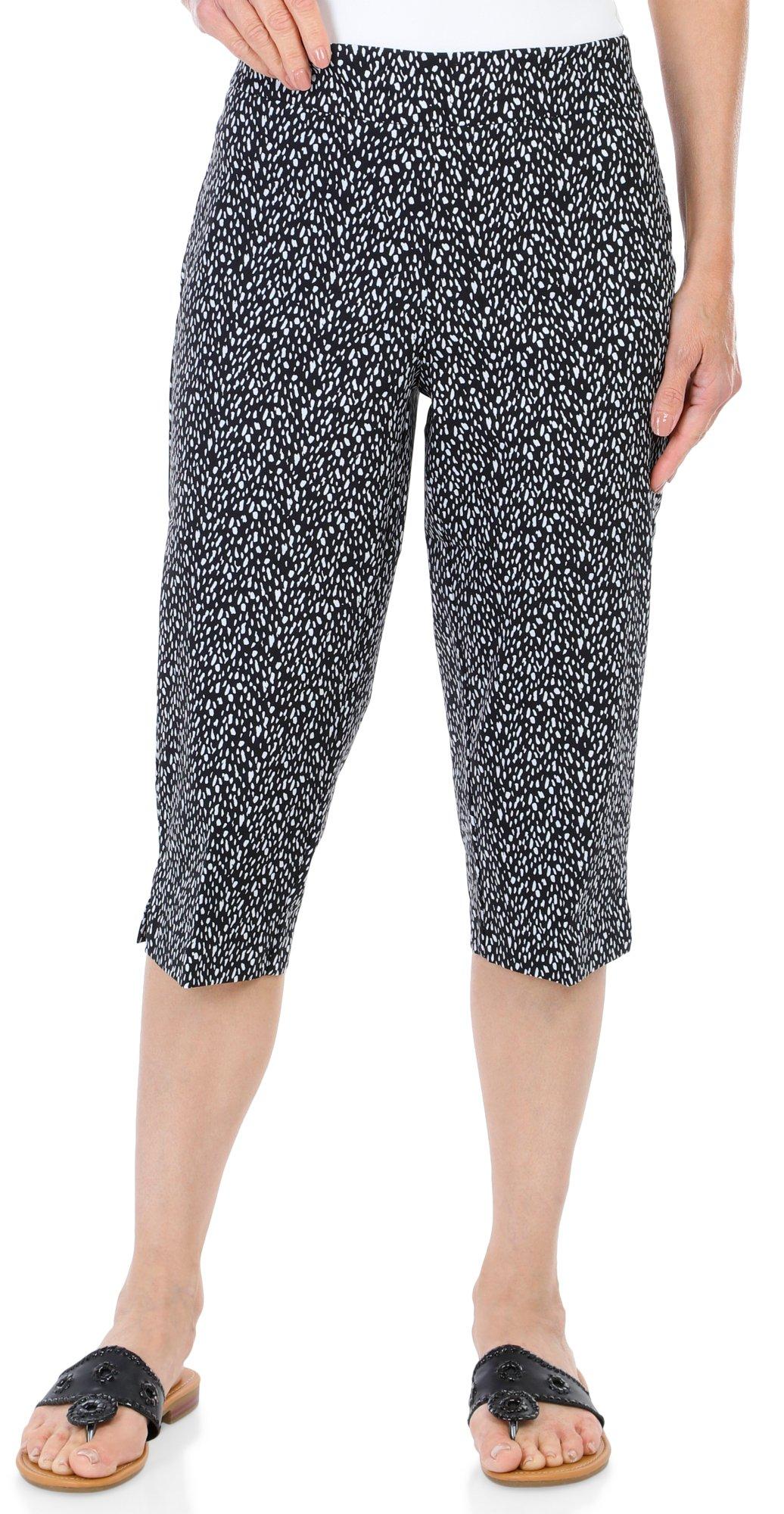 Briggs Polka Dots Black Casual Pants Size 16 - 70% off