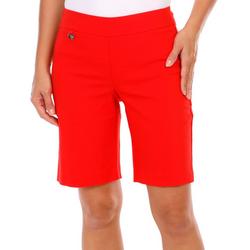 Women's Petite Solid Shorts