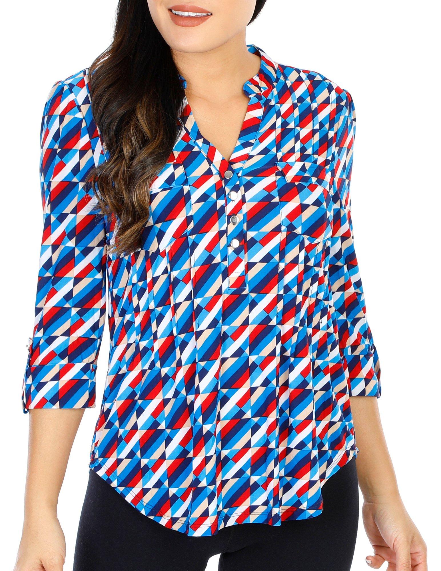 Women's Pleated Blouse