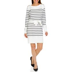 Women's Striped Sweater Dress