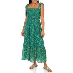 Women's Sleeveless Floral Print Dress