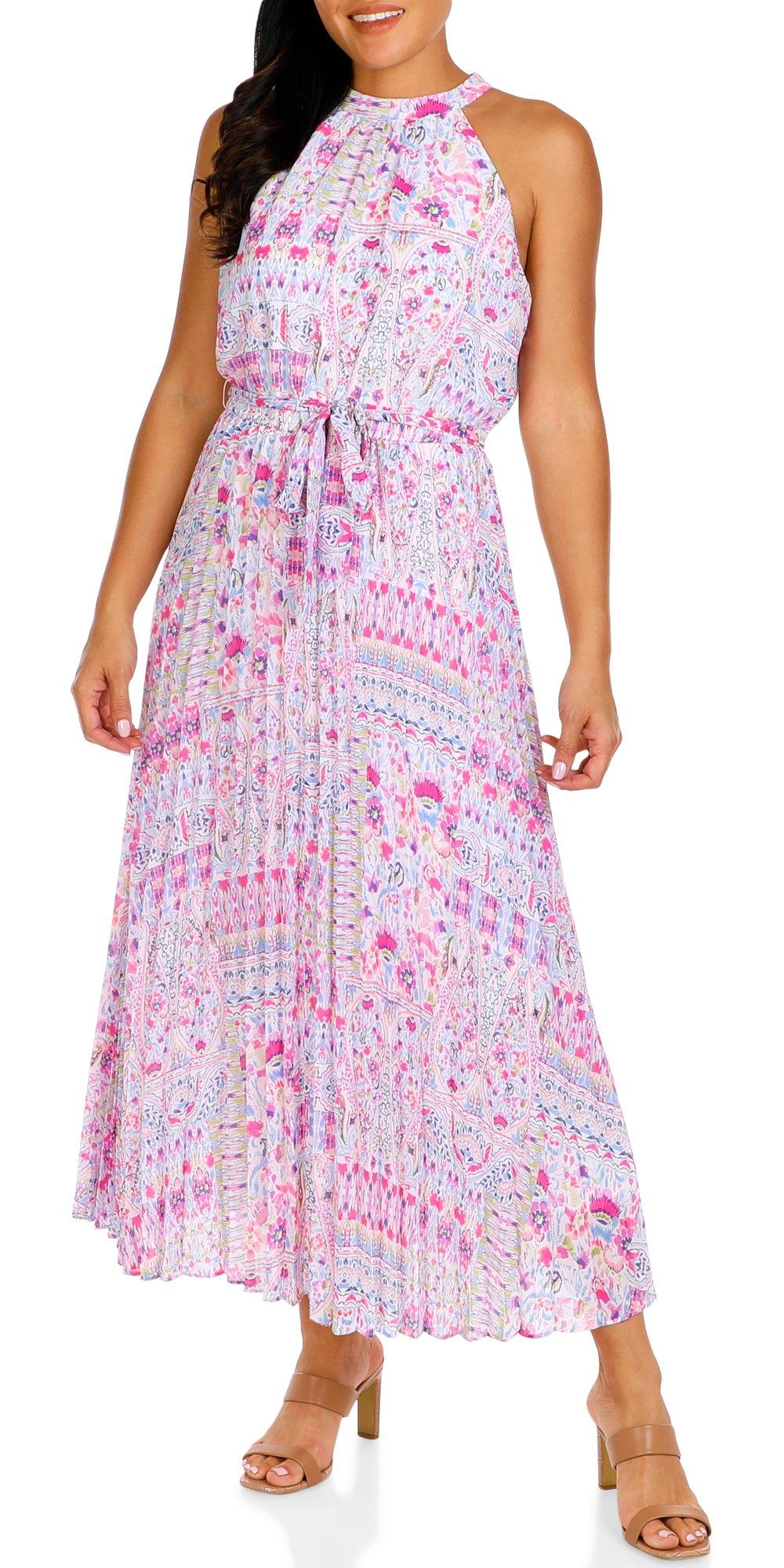 Women's Sleeveless Floral Maxi Dress