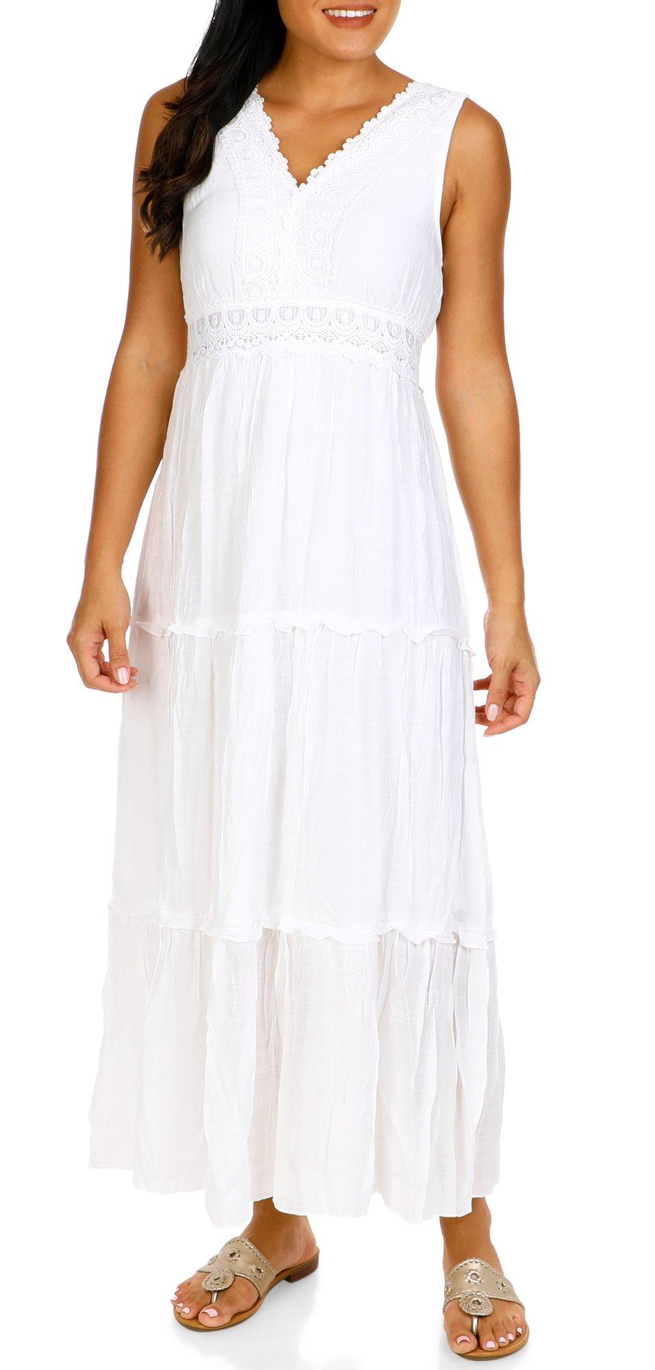 Women's Solid Sleeveless Maxi Dress