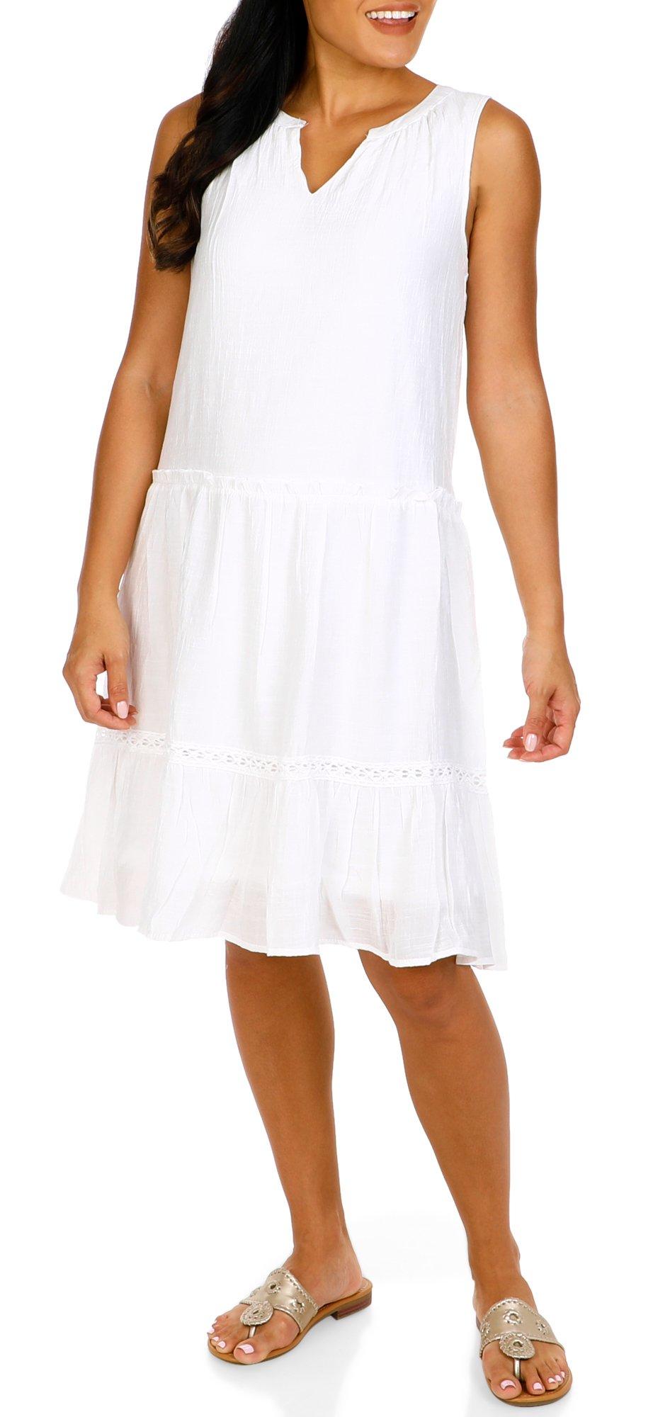 Women's Solid Sleeveless Dress