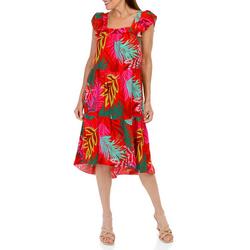 Women's Sleeveless Floral Print Dress