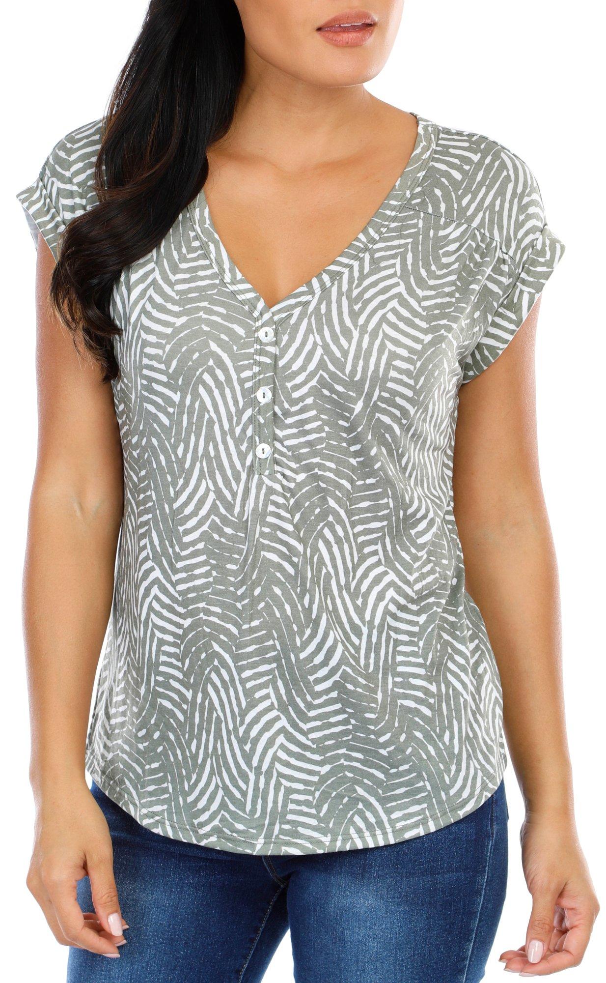 Women's Printed Knit Top