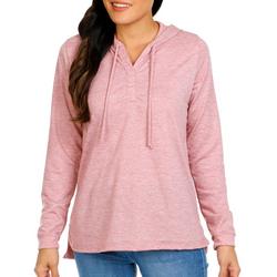 Women's Solid Hooded Pullover